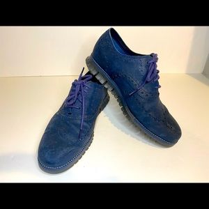 Cole Haan Zero Grand Wingtip Oxford Nubuck Size 7W